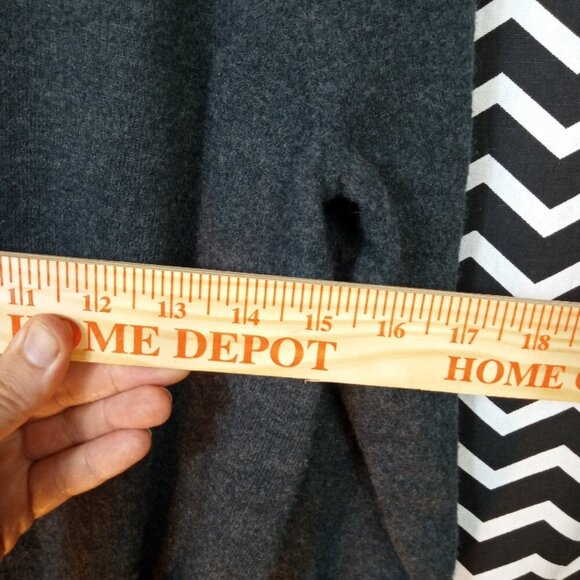 David Bishop 100% extra fine merino wool grey sweater Womens XL - - Picture 5 of 5